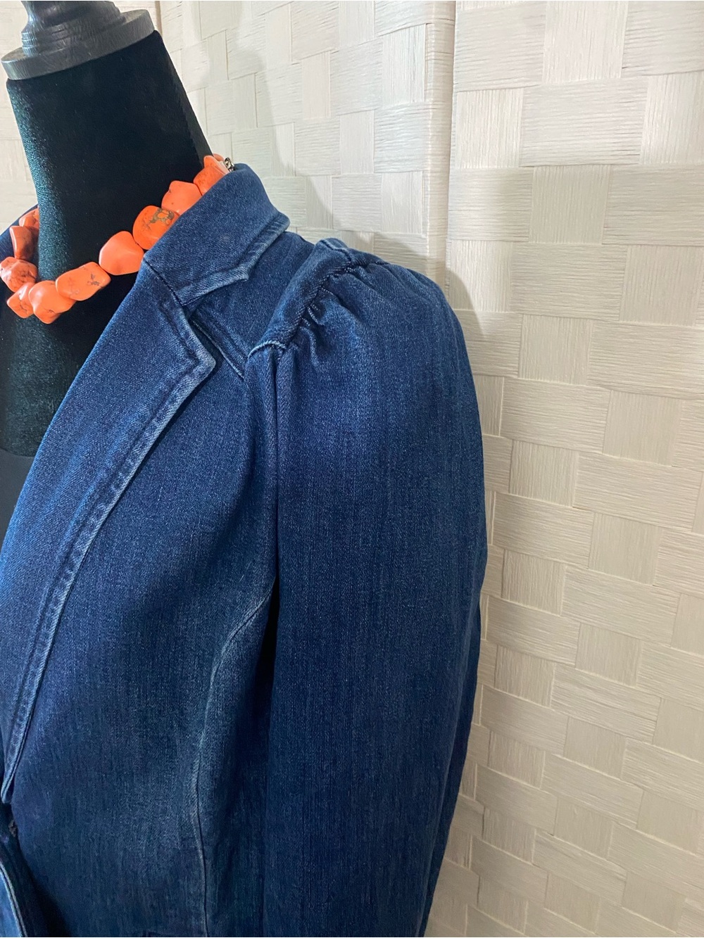 I.N.C. International Concepts Dark Blue Denim Blazer Size XL - Picture 3 of 11